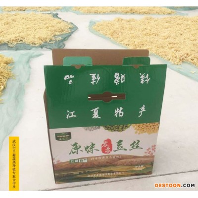 湖北特产武汉豆丝绿豆豆丝2500克农家手工豆丝