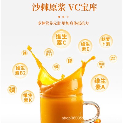 圣宝泰冬果沙棘汁雪乡果汁饮料整箱网红维C饮品生榨原浆100%原图2