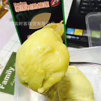 批发招代理 泰国金枕 上上乐无核榴莲 冷冻冰榴莲肉 250g  2箱起批图2