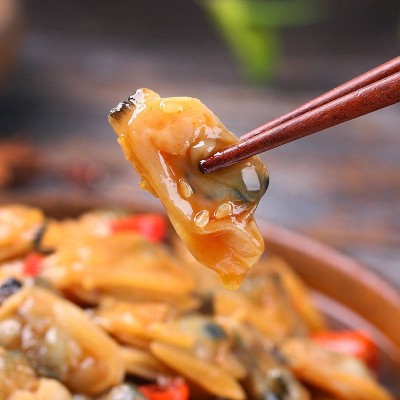 麻辣花蛤罐头海鲜零食即食小吃蛤蜊酱肉麻辣零食下饭菜熟食 2盒起批图4