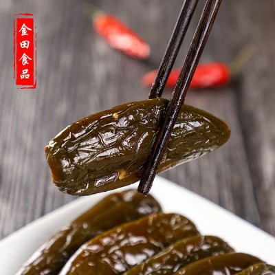 东北特产酱菜油焖港椒9斤整箱咸菜农家自制泡椒腌制尖椒辣下饭菜 2箱起批图4