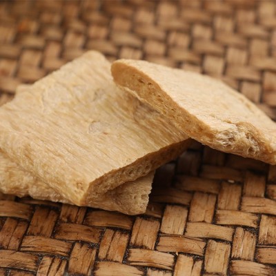 大豆拉丝蛋白 普悦大片厂家批发1斤 豆制品丝状片状粒状 拉丝蛋白图3