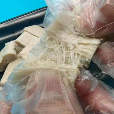 普悦大豆拉丝蛋白 素肉豆制半成品 好质量小片 厂家批发1斤 袋装图3