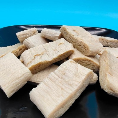 普悦大豆拉丝蛋白 素肉豆制半成品 好质量小片 厂家批发1斤 袋装图2