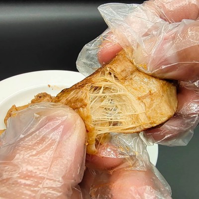 普悦大豆拉丝蛋白 素肉豆制半成品 好质量小片 厂家批发1斤 袋装图4