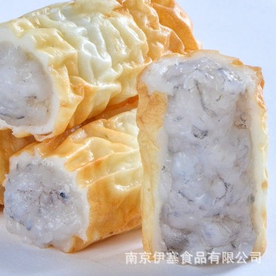 鲜美来日式鳕鱼虾滑148g夹心竹轮虾滑卷新鲜冷冻火锅豆捞海鲜食材图2