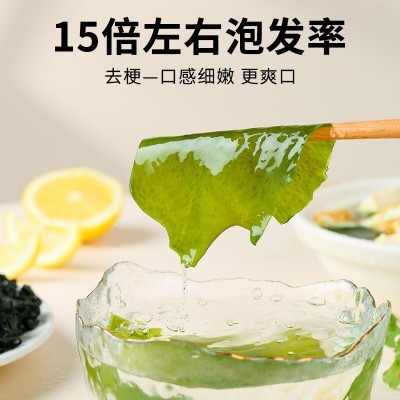 免洗出口级裙带菜干货 海藻海木耳螺旋藻海带海草无沙海裙菜100g图3