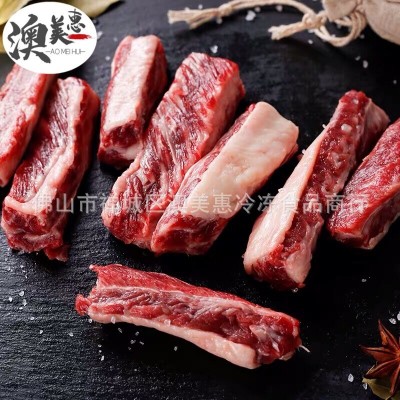 俄罗斯短牛肋条雪花32厂牛肋肉安格斯prime无骨原切冷冻肋条批发图5