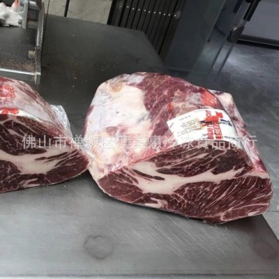美国628厂969厂3D红标上脑牛排肉prime原切谷饲雪花冷冻批发酒店图4