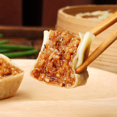 大希地真蒸气猪肉香菇烧麦500G*3图3