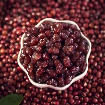 厂家批发开袋即食 奶茶店专用红豆蜜豆 糖纳红小豆熟馅料豆沙馅 15箱起批图5