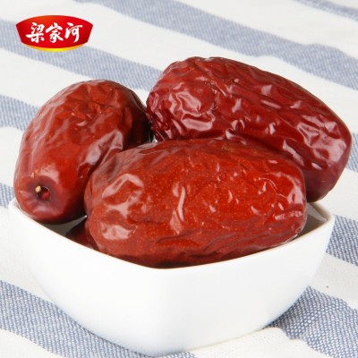 梁家河 陕西特产狗头枣大红枣延安零食枣子孕妇熬粥煮饭500g 2袋起批图4