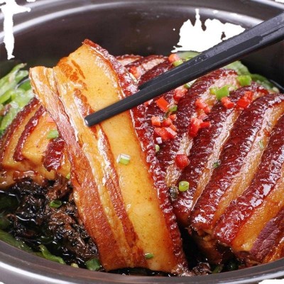 梅菜扣肉碗装2斤碗装真空包装红烧肉虎皮卤肉熟酱香肘220g现货 2包起批图2