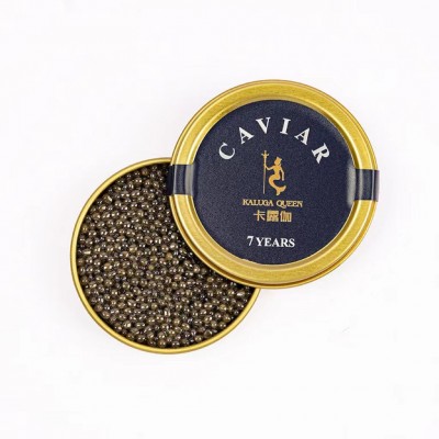卡露伽鲟鱼子酱7年caviar10g即食黑鱼籽酱罐头寿司食材鱼子酱 5盒起批