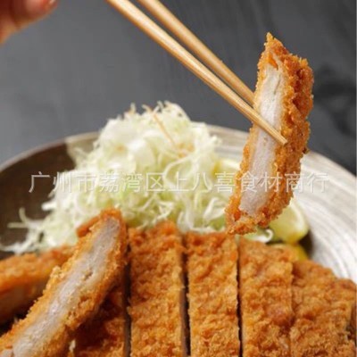 润丰大猪扒1kg*10片 日式吉列猪排冷冻半成品裹粉黄金炸猪扒饭 2件起批图2