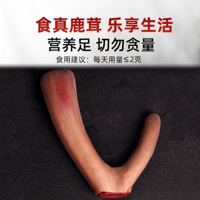 鹿茸 批发东北特产双阳鹿场整枝头茬二杠鲜鹿茸泡酒煲汤滋补鹿茸 100克起批图3