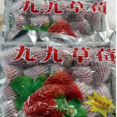 丹东99草莓新鲜应季水果奶油大果东港红颜牛奶草莓顺丰包邮大草莓 2箱起批图2