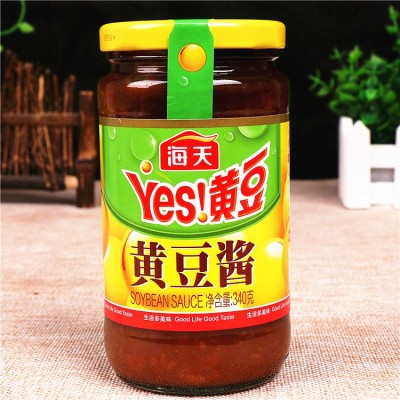海天黄豆酱800g炒菜大葱蘸酱非转基因黄豆YES黄豆酱340g拌饭面酱图2