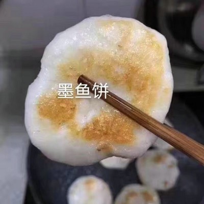 手打墨鱼饼酒店茶餐厅广式小吃潮汕特色速冻鱼丸餐饮商用鱼饼现货图3