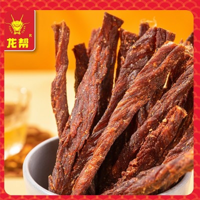 龙帮手撕风干鸡胸肉干办公室零食即食鸡肉干批发100g/罐图2