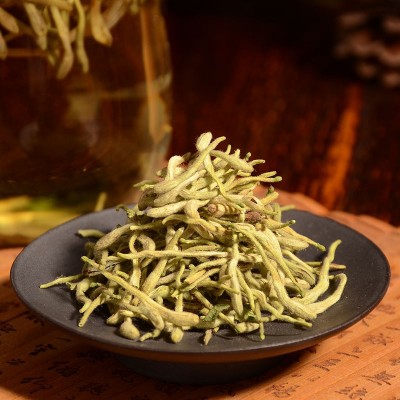 鸿仁堂 金银花茶瓶装罐装 金银花草茶 35g组合茶批发图2