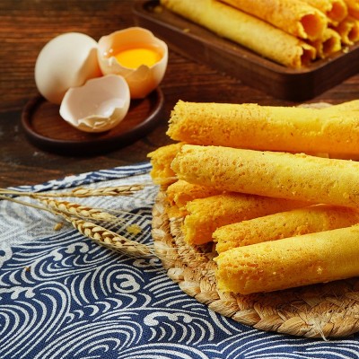 广御园澳门风味香脆蛋卷原味/紫菜味/榴莲味150g图2