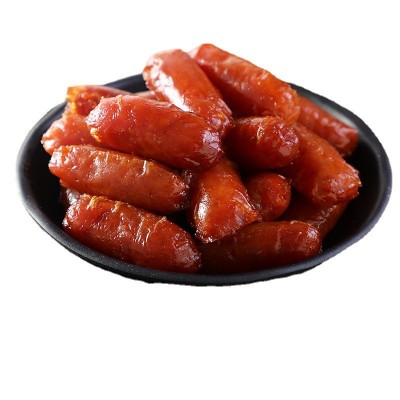 雀实香即食蛋黄香肠网红休闲小零食鸡肉肠散称烤肠一口肠厂家批发图4