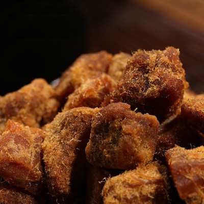 猪肉干五香味猪肉粒办公休闲食品原味风干肉干肉粒展会景区零食图3