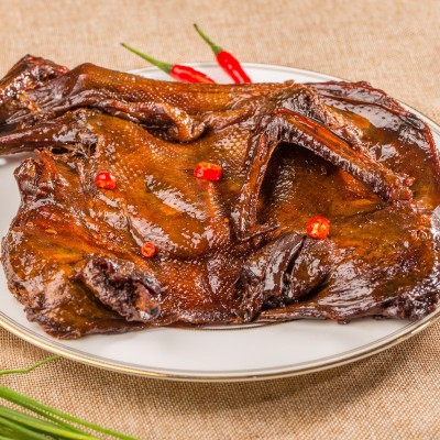 湖南特产酱板鸭 源头工厂批发湖南特产酱板鸭 常德辣味零食酱板鸭图5
