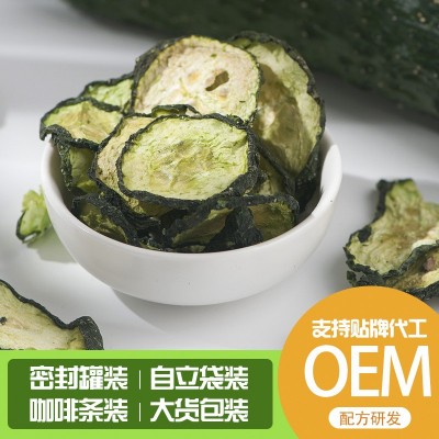 批发黄瓜片厂家AD烘干食品即食商用散装蔬菜水果干 脱水黄瓜片图3