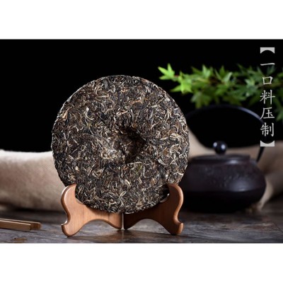 七彩孔雀普洱茶生茶饼勐海黎明星火茶厂金孔雀357g厂家直销图3