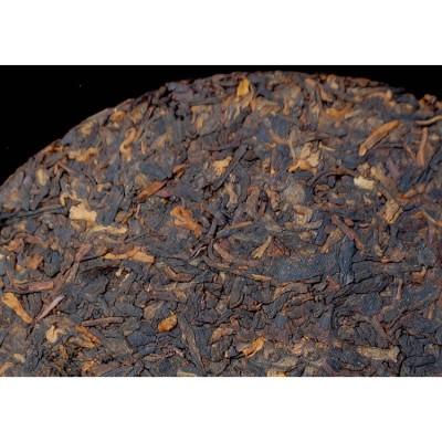 越陈越香普洱茶熟茶云南勐海茶树王口粮七子饼357g茶叶宫廷图4