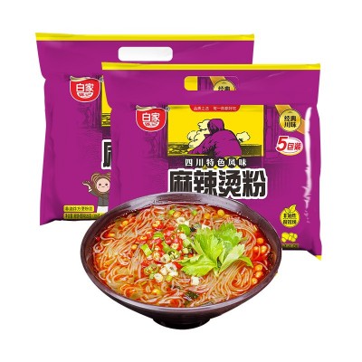 白家陈记酸辣粉540g 肥肠味红薯粉重庆袋装108g*5袋四川特产批发图5