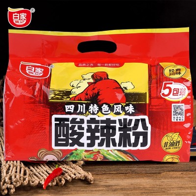 白家陈记酸辣粉540g 肥肠味红薯粉重庆袋装108g*5袋四川特产批发