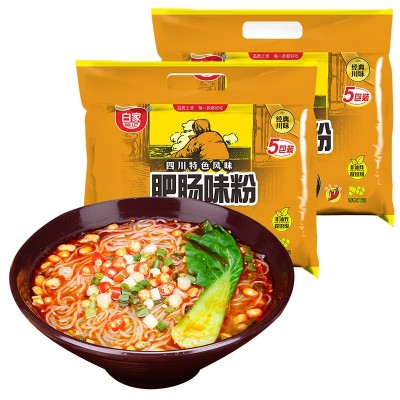 白家陈记酸辣粉540g 肥肠味红薯粉重庆袋装108g*5袋四川特产批发图4