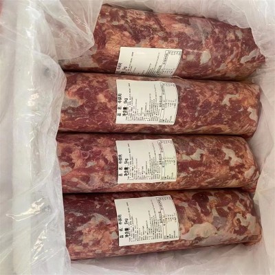 新鲜冷冻牛碎肉 牛碎腩 牛边角料 牛剔骨肉40斤一件