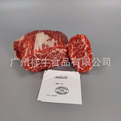 批发澳洲黑安格斯肉眼盖 谷饲150天M3+眼肉盖 西餐烤肉食材图3