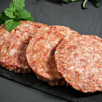 罗克威登半成品牛排早餐牛肉饼馅饼汉堡家用便捷油炸新鲜片 装100g图2