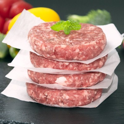 罗克威登半成品牛排早餐牛肉饼馅饼汉堡家用便捷油炸新鲜片 装100g图4