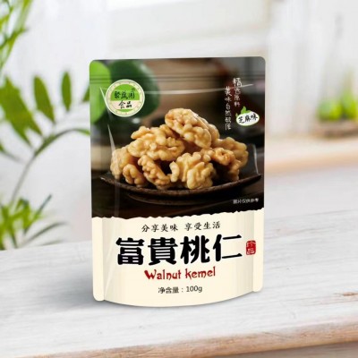 【聚蔬园】去皮香酥核桃仁芝麻海苔味脱皮餐饮酒店冷盘休闲坚果零图5