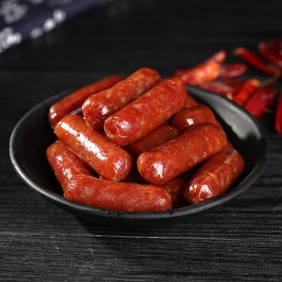 鼠大厨_小肉枣 烤肠袋装60g休闲零食小吃熟食美味猪肉香肠批发图4