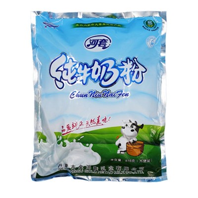 河套纯牛奶粉816克大包装全家适饮图5