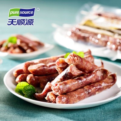 天顺源牛肉香槟肠160g清真哈尔滨红肠肉肠东北特产批发货源充足图2