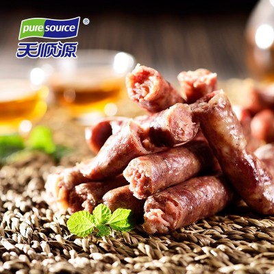 天顺源牛肉香槟肠160g清真哈尔滨红肠肉肠东北特产批发货源充足