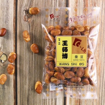 凌宏新款香酥油炸蚕豆下酒菜兰花豆140g袋装休闲零食沈阳厂家批发图3