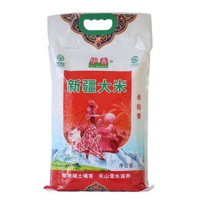 伊香牌长粒香新疆大米5kg绿色食品地理标识产品鸭稻米超五常图5