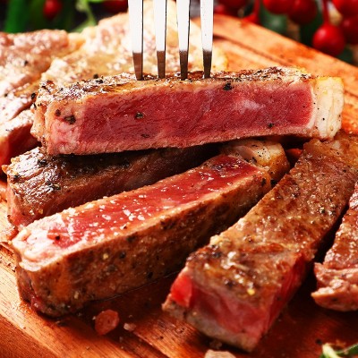 自助餐牛排黑椒西冷原切牛排厚切眼肉调理街头餐饮冷冻牛排批发图3