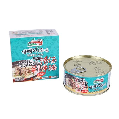 厂家直销 即食清汤罐头萝卜牛腩肉类罐头拌饭捞面好帮手可定制图4