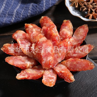 全肉广式腊肠腊肉金华农家土香肠咸甜味麻辣川味广味腊肠腊肉批发图3