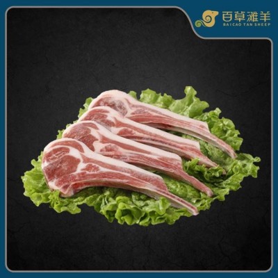 宁夏盐池滩羊肉 法式羊排 新鲜小切 鲜肉现切 羔羊排原切 百草滩羊厂家直销图3